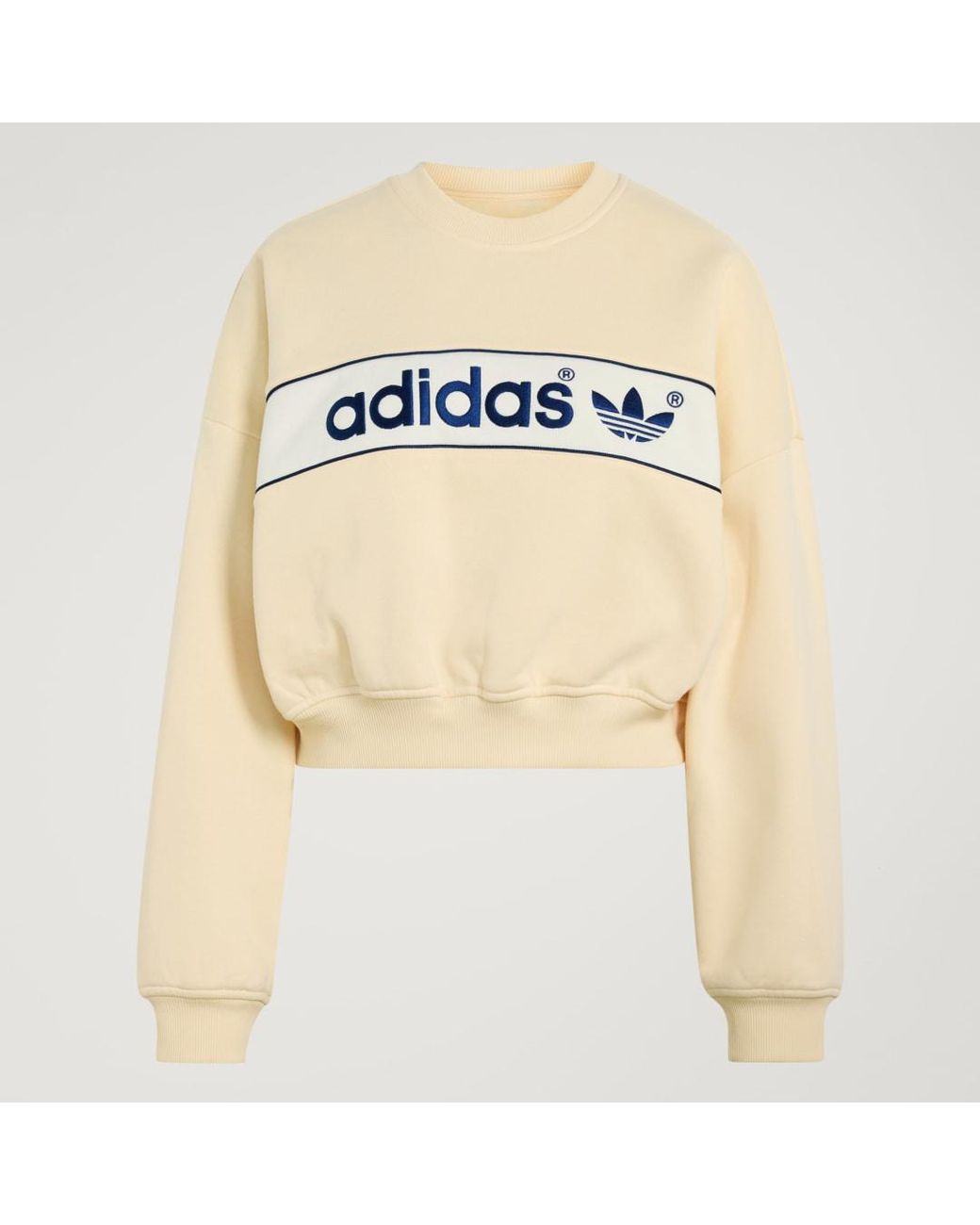 Adidas Blue Adisignature Ny Crewneck Sweatshirt
