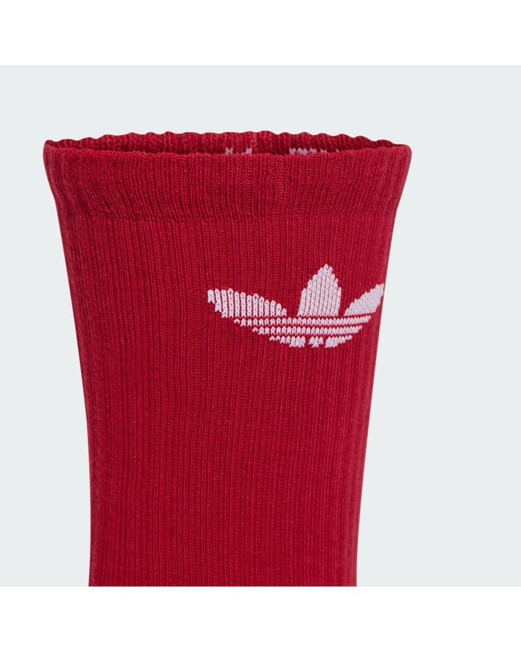 Adidas Blue Trefoil Cushion Crew Socks 6 Pairs