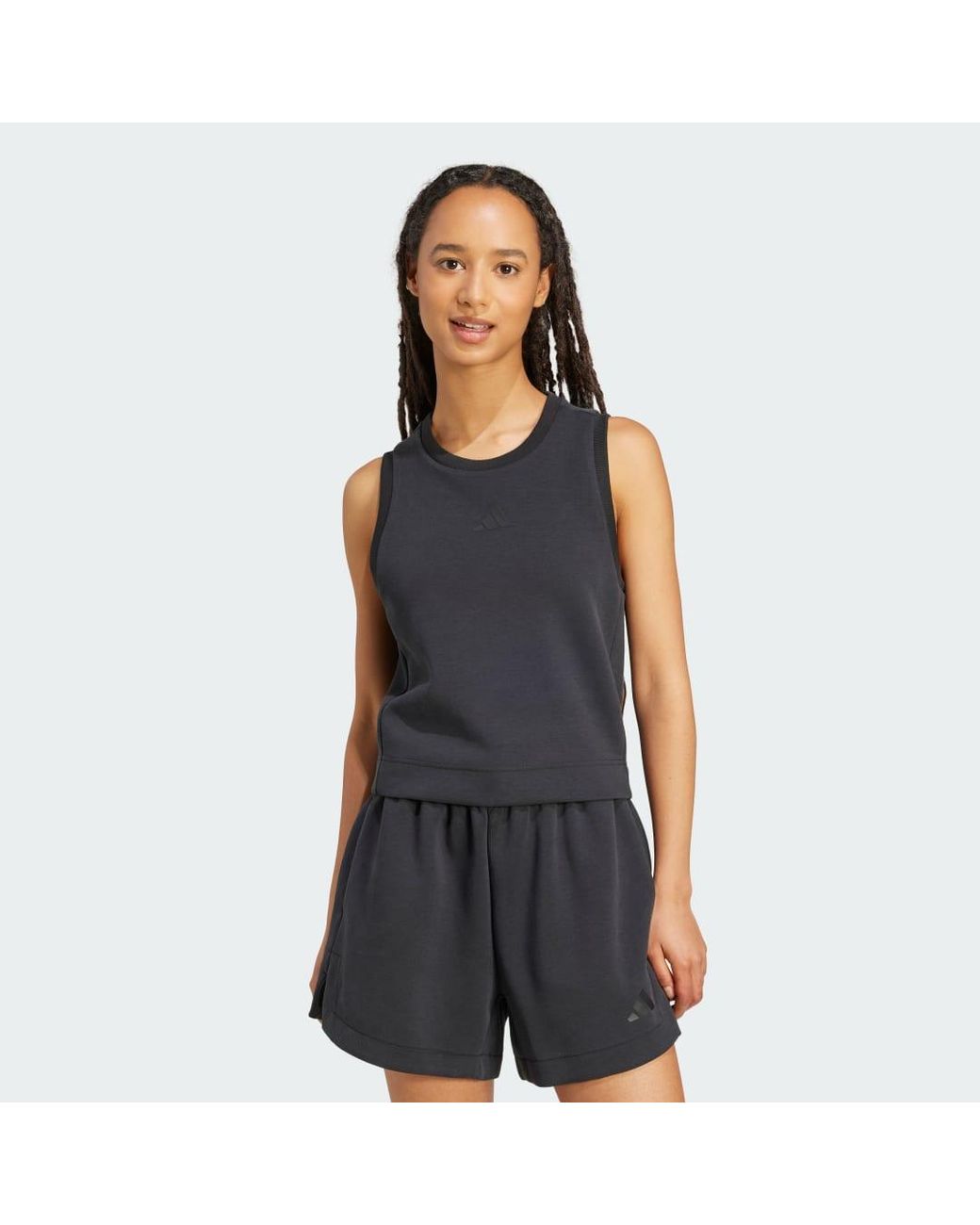Adidas Blue Soft Lux Tank