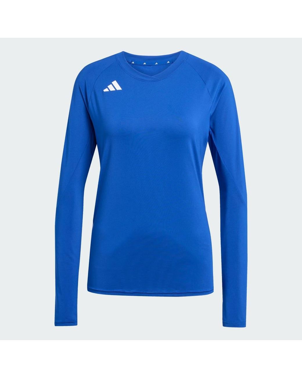 Adidas Blue Hilo Long Sleeve Volleyball Jersey