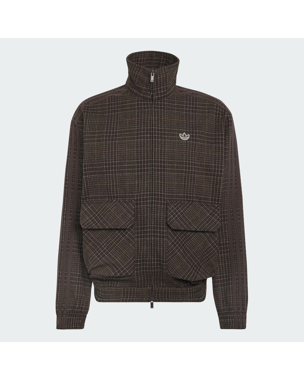 Adidas Brown Winter Club Jacket for men