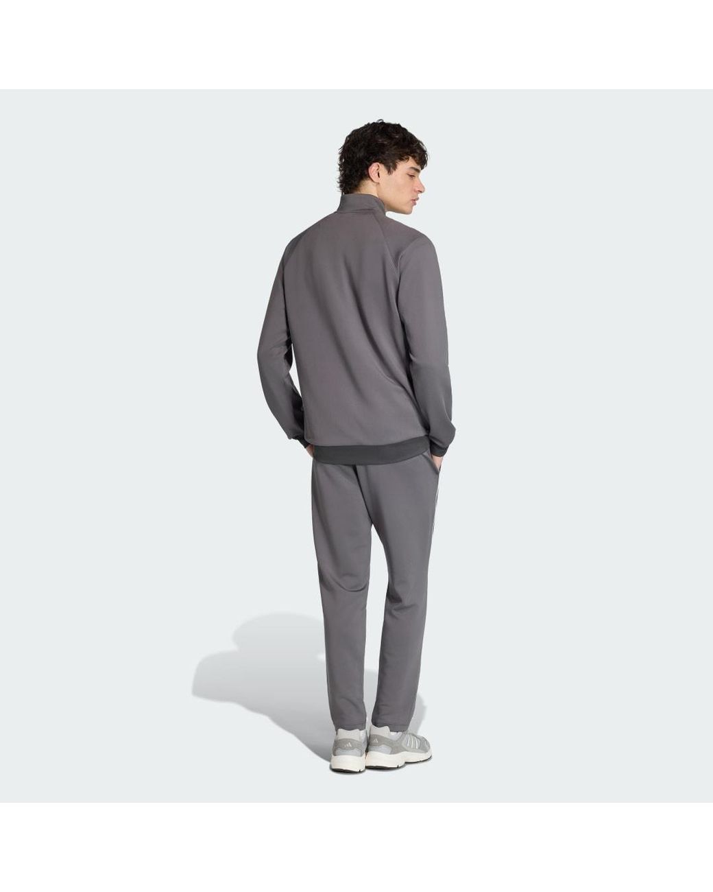 Adidas Gray Tech Tracksuit for men