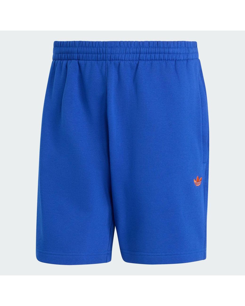 Adidas Blue Trefoil Essentials 7 Inch Fleece Shorts for men