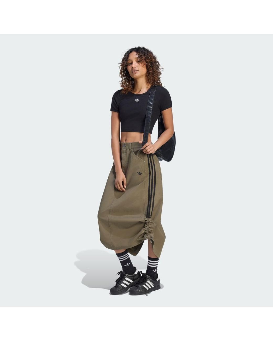 Adidas Brown Parachute Skirt