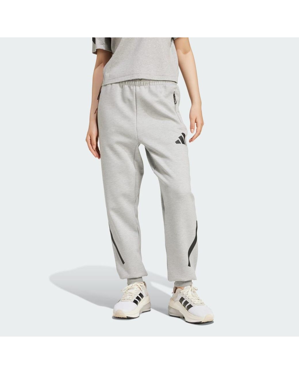 Adidas Gray Adidas Originals Z.N.E. Premium Tracksuit Bottoms