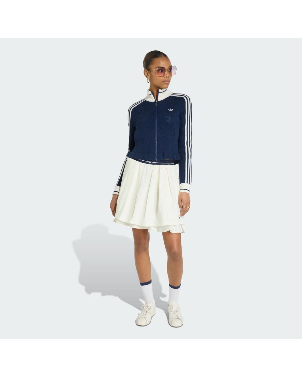 Adidas Originals White Sports Skirt