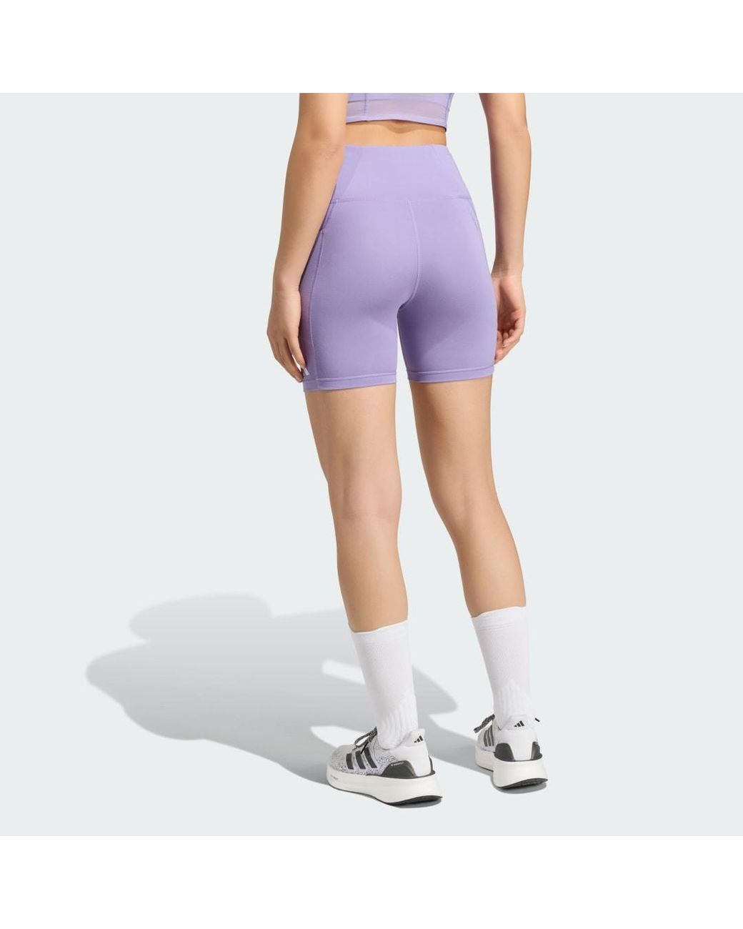 Adidas Purple Adi365 Climacool Running Short Leggings