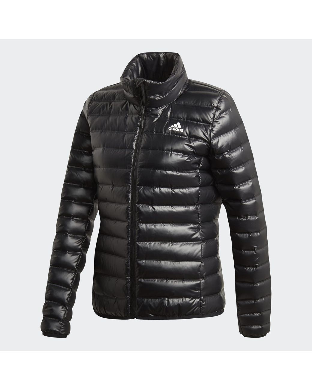 adidas black down jacket
