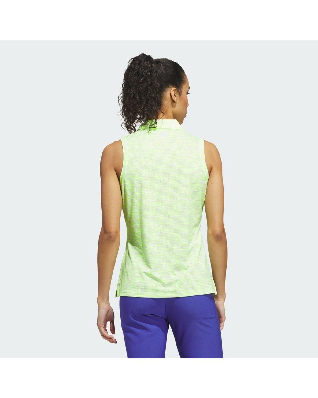 Adidas Green Ultimate365 Climacool Mesh Printed Polo Shirt