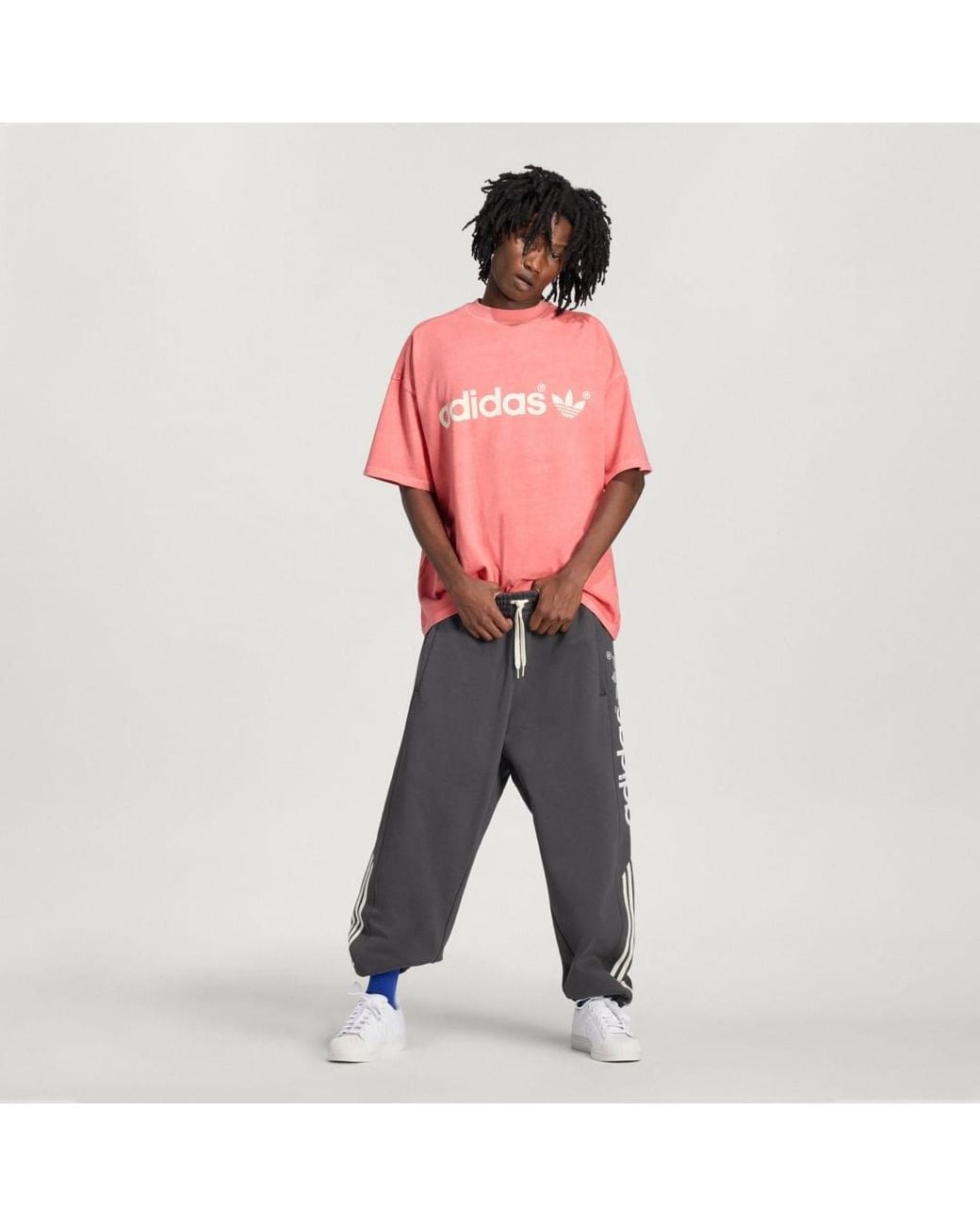 Adidas Red Adisignature Ny Washed T-Shirt