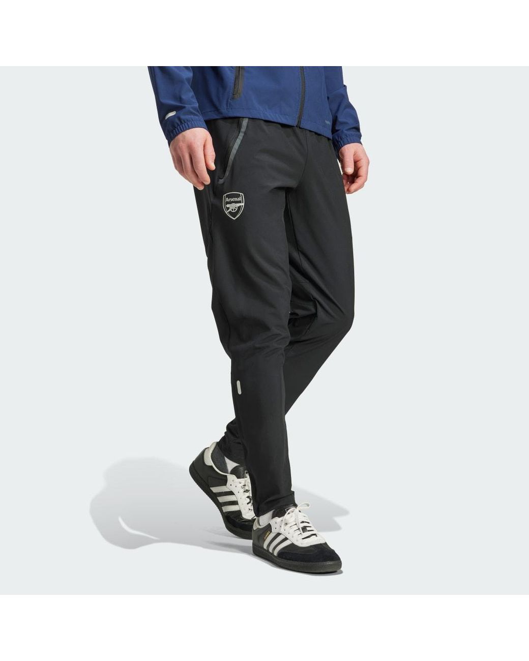 Adidas Black Arsenal Tiro 25 Competition Vis Tech Travel Pants for men