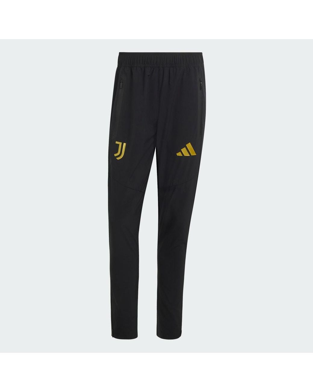Adidas Black Juventus Turin Tiro Travel Tracksuit Bottoms for men