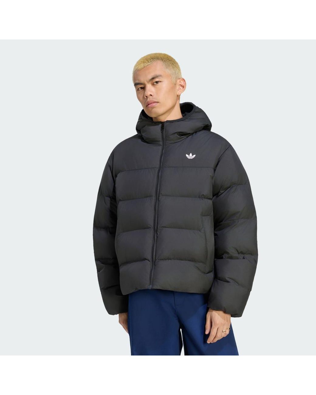 Adidas Black Hooded Regen Jacket for men