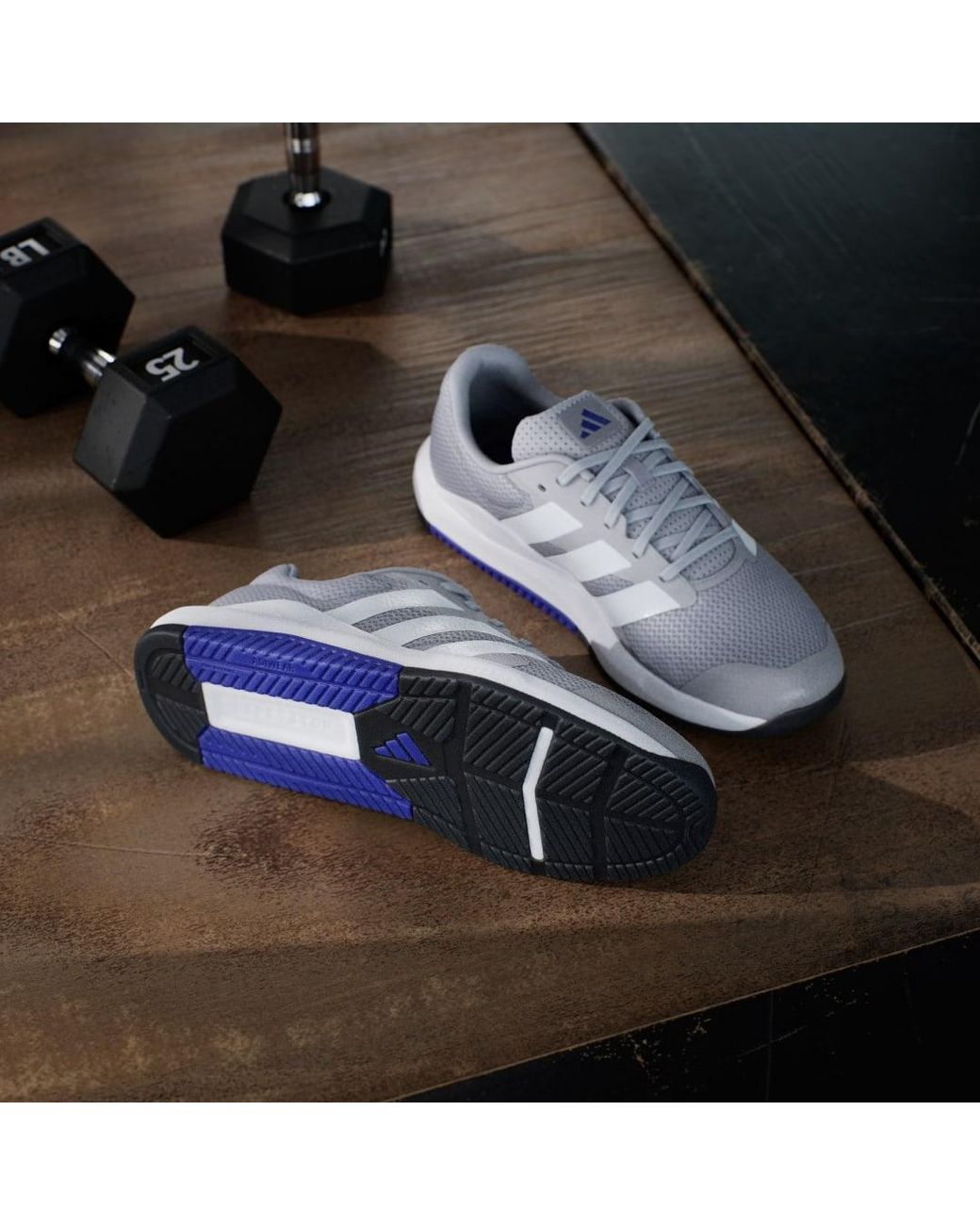Adidas White Dropset Base Training Shoes for men