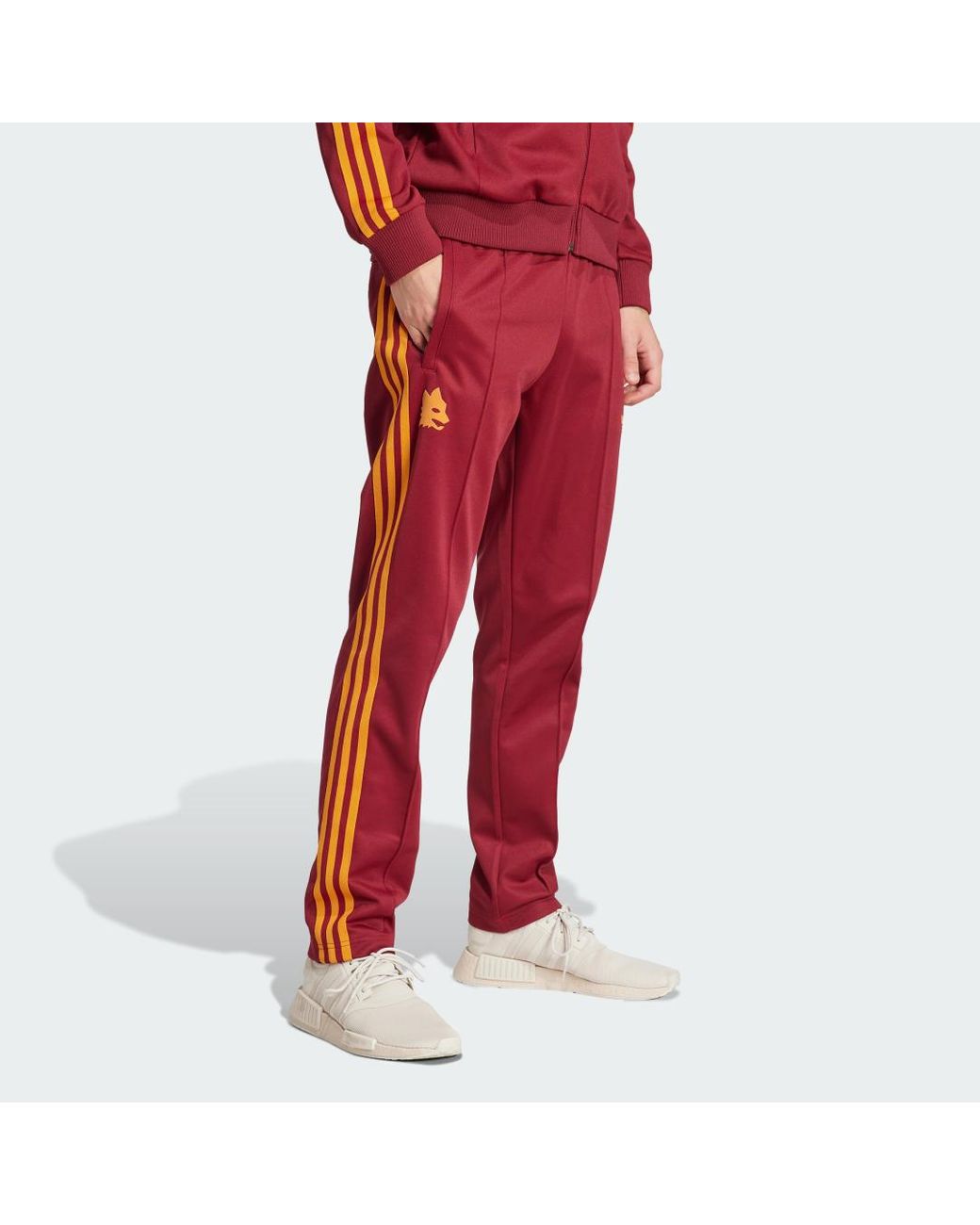 Pantaloni da allenamento Beckenbauer AS Roma da Uomo di adidas in