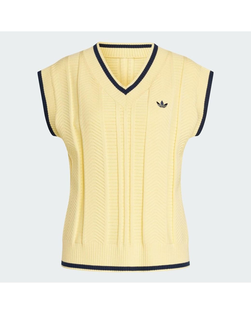Adidas Blue Cable Knit Vest
