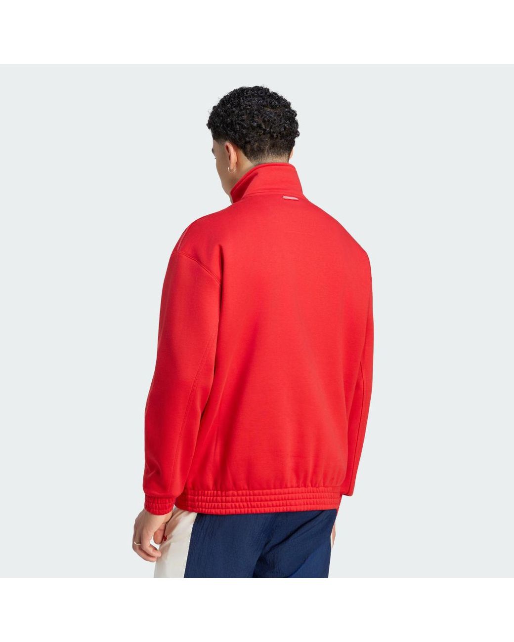 Adidas Red Arsenal Fc Eqt Half Zip Top for men