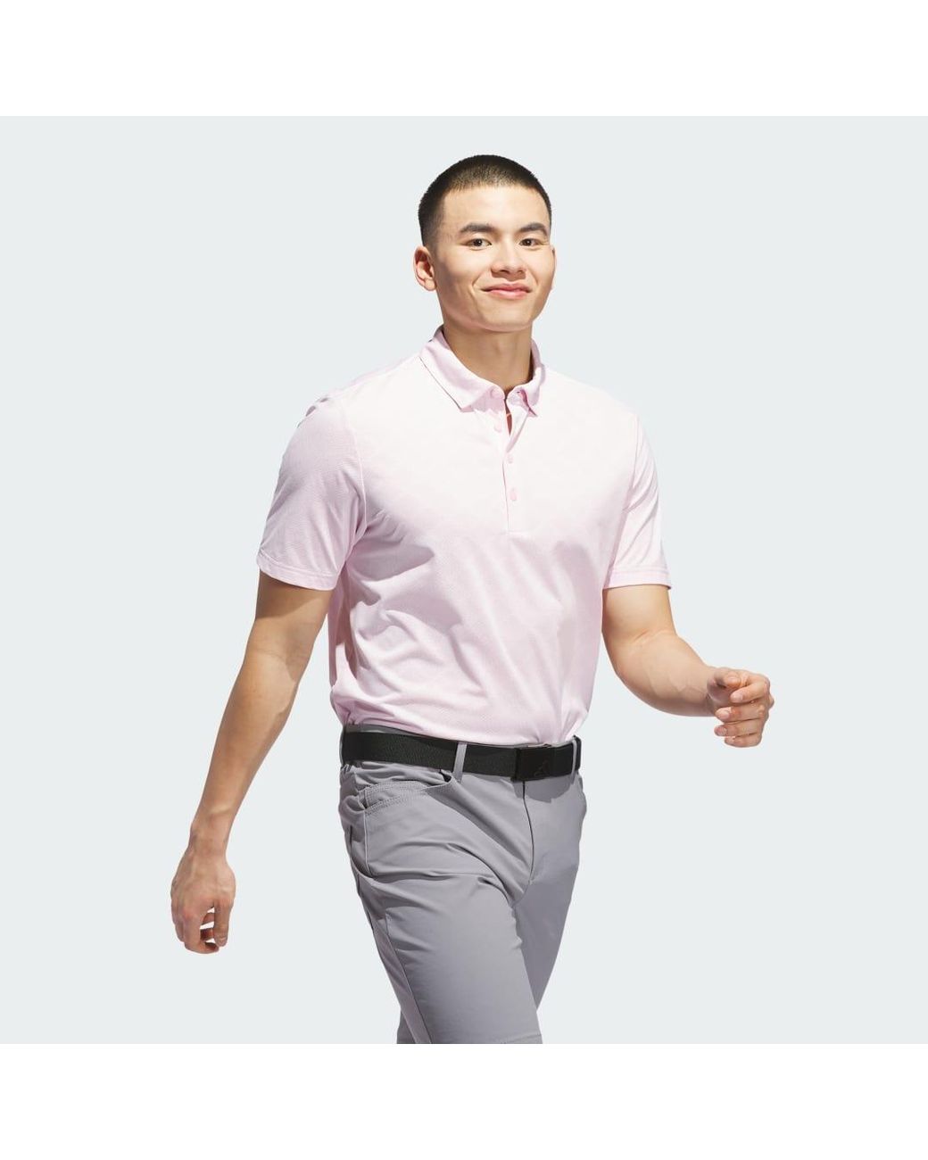 Adidas White Ultimate365 Hounds Jacquard Polo Shirt for men