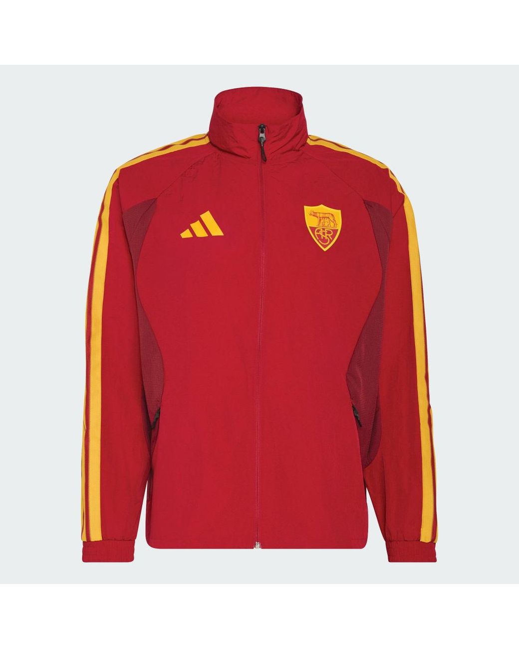 Adidas Red As Roma Home Anthem Jacket for men