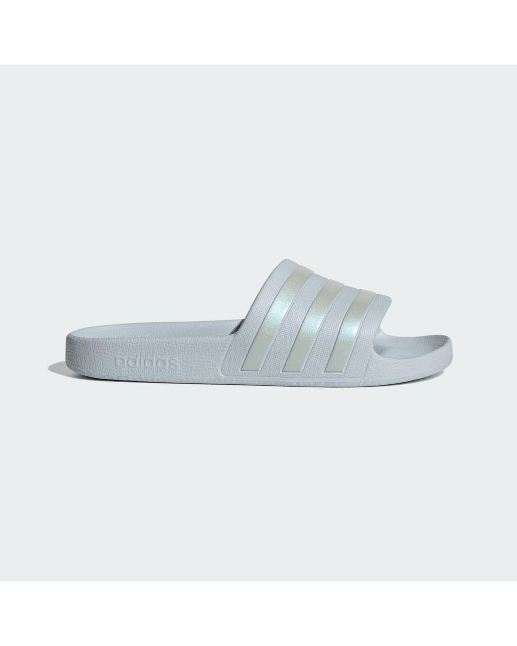 Adidas Blue Adilette Aqua Slides
