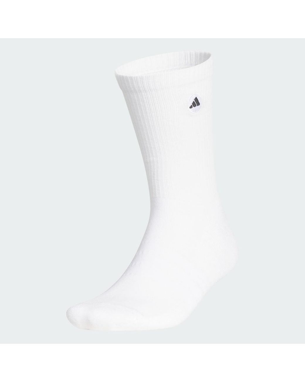 Adidas White Performance Crew Sock