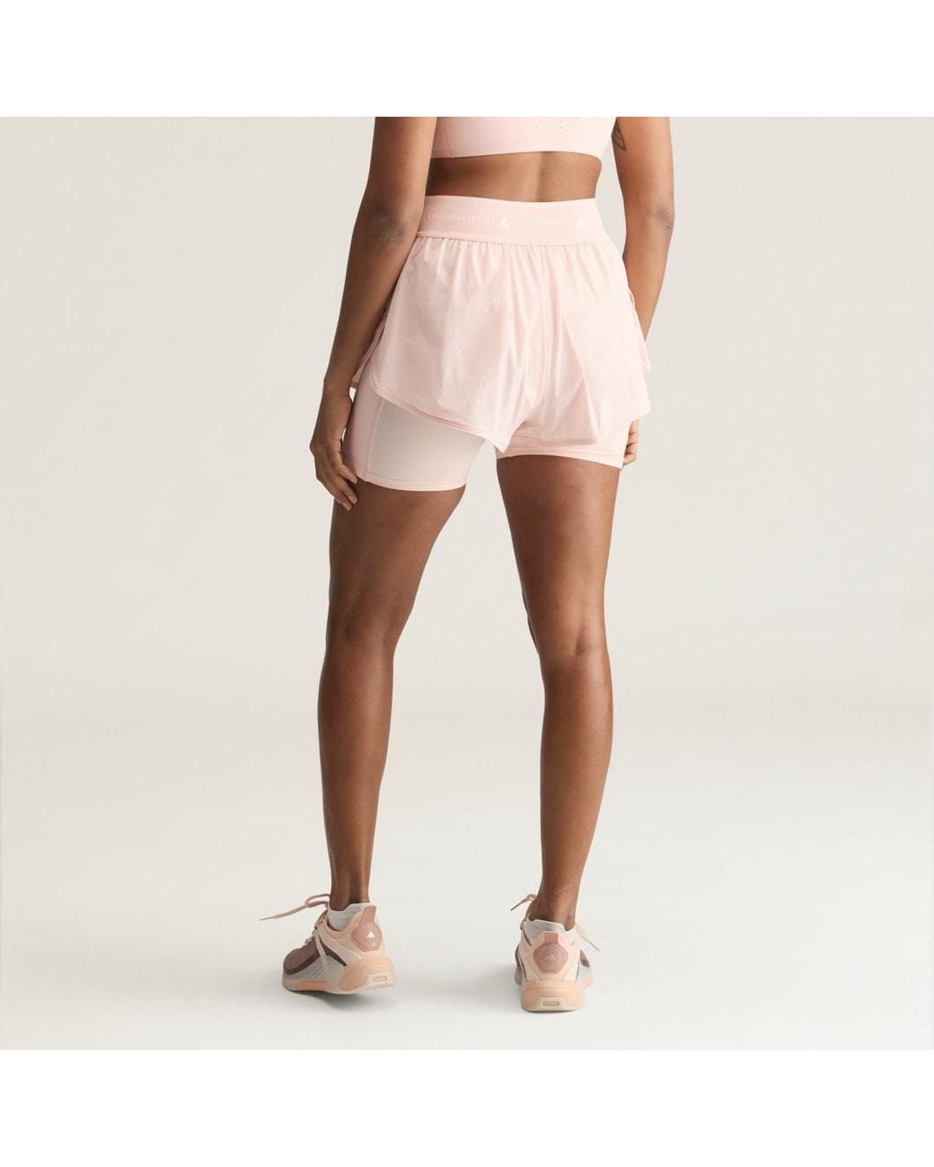 Adidas Pink By Stella Mccartney Training 2In1 Short