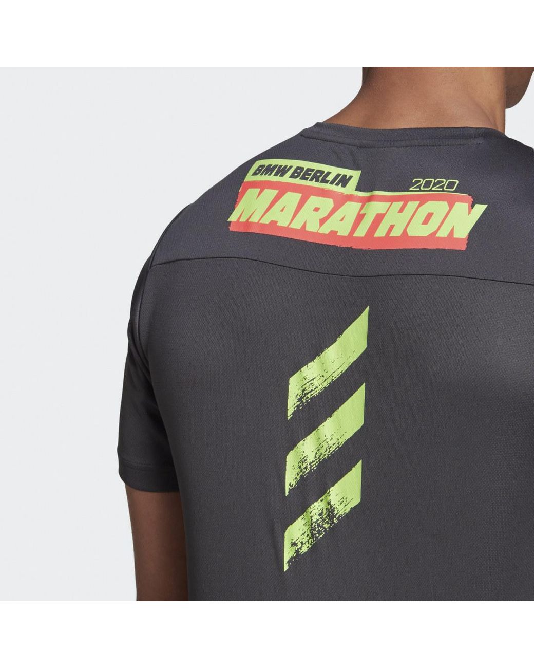 T-shirt Berlin Marathon Event da Uomo di adidas in Grigio | Lyst
