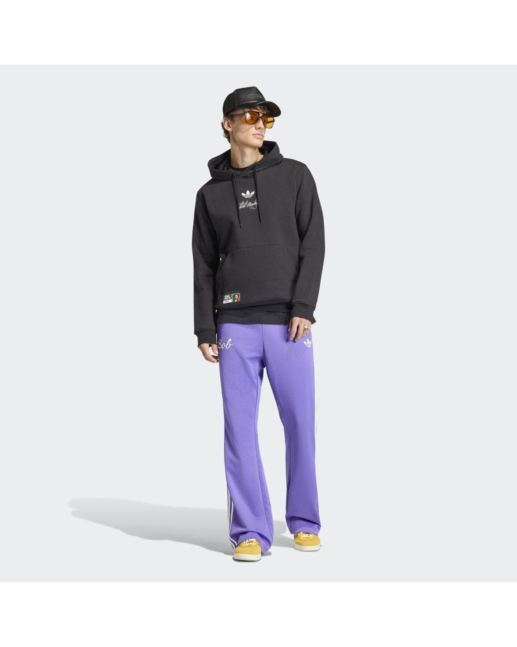 Adidas Black Bob Marley Originals Hoodie for men