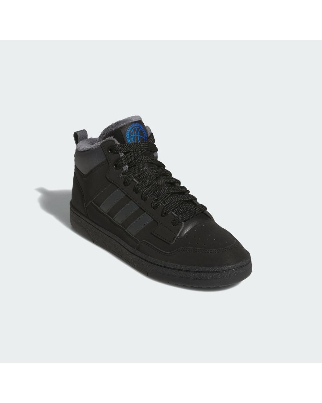 Adidas Black Rapid Court Mid Winterized Shoes