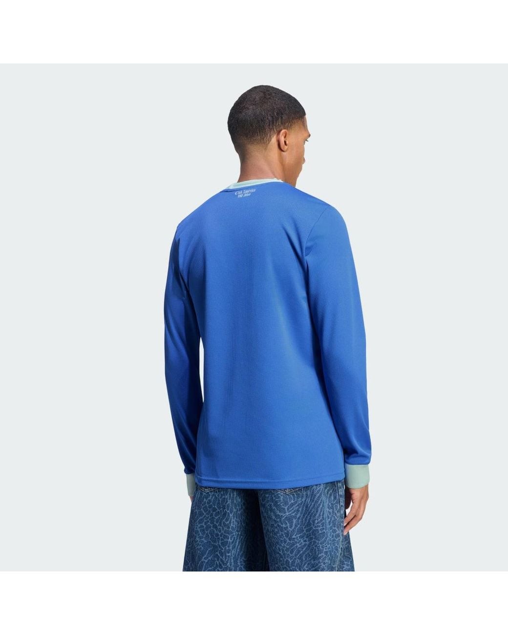 Adidas Blue Club America 26/27 Anniversary Jersey Long Sleeve for men