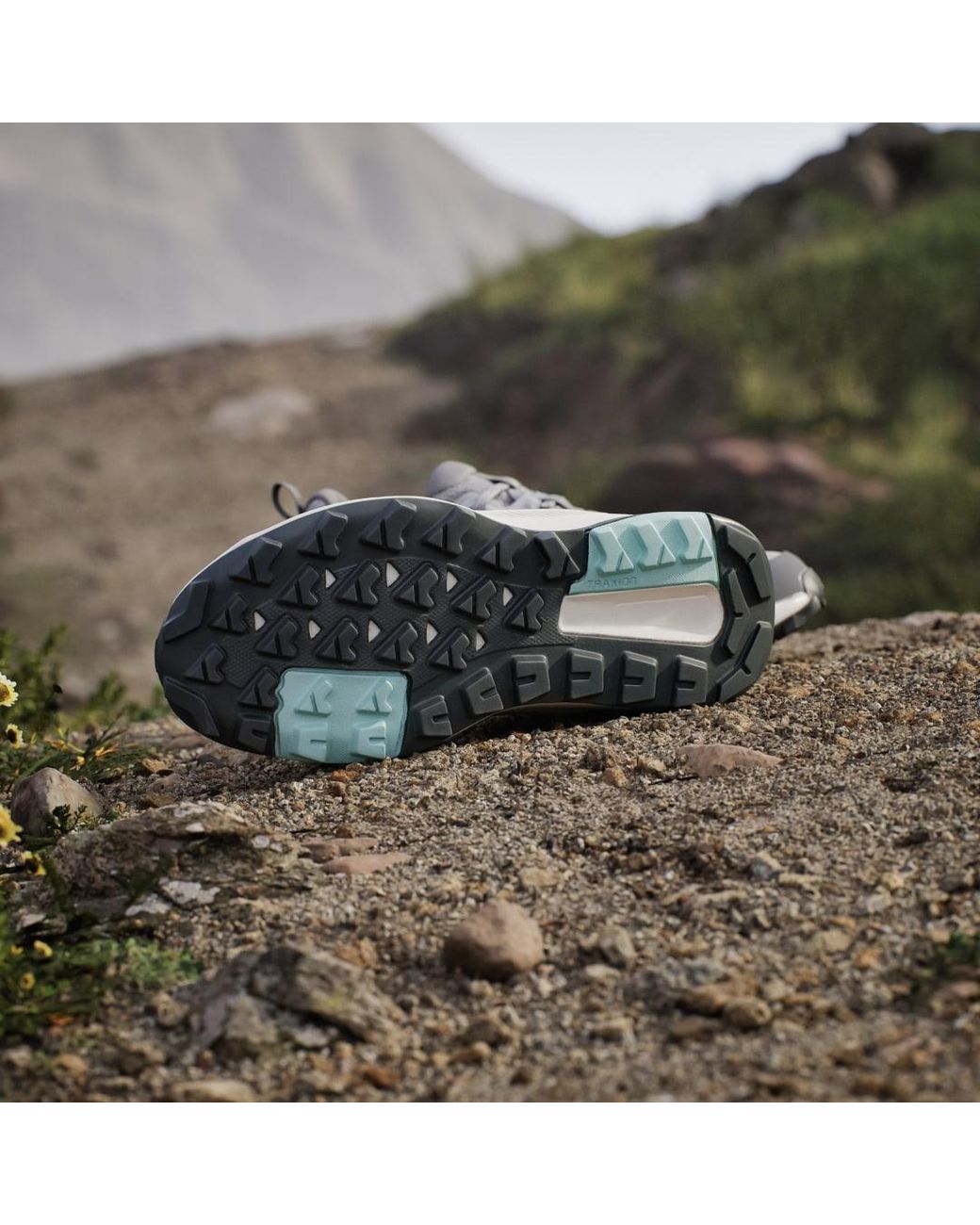 Adidas White Terrex Anylander Hiking Shoes