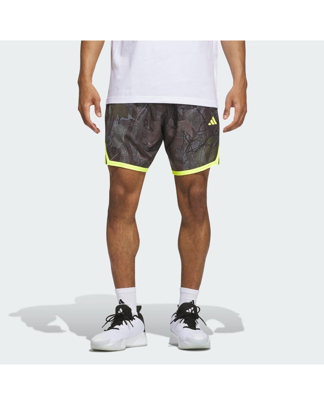 Adidas Blue Crazy Lite Camo Aop Short for men