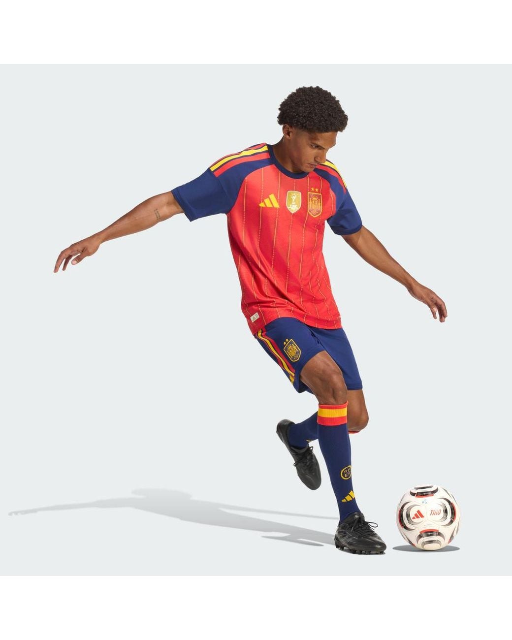 Adidas Red Spain 26 Home Authentic Winners Jersey for men