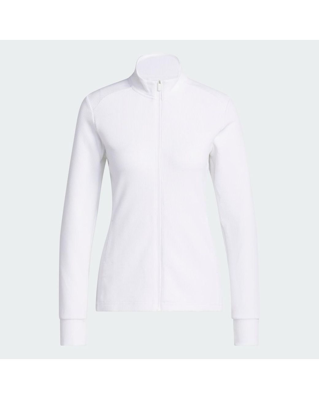 Giacca Full Zip Performance Texture di Adidas in White