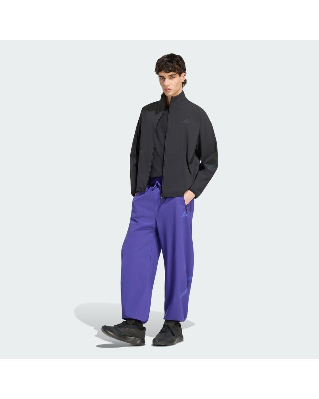 Adidas Blue Z.N.E. Woven Track Top for men