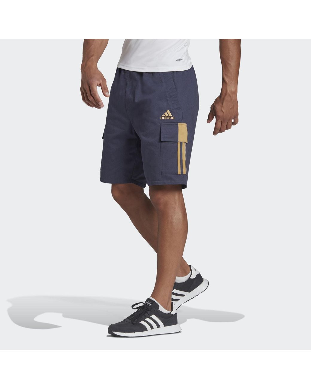 adidas Tiro Cargo Shorts in Blue for Men Lyst UK