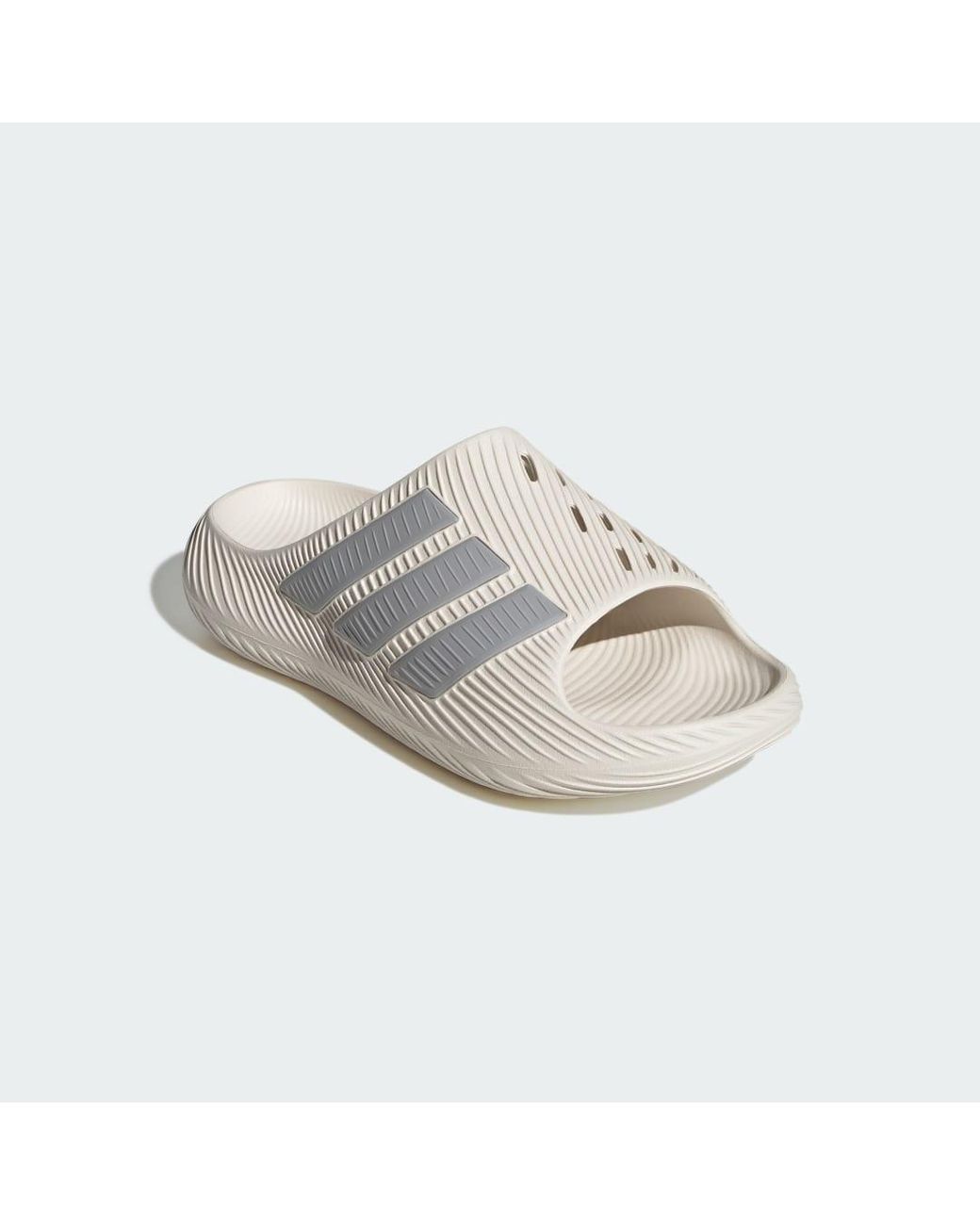 Adidas White Purechill Slides for men