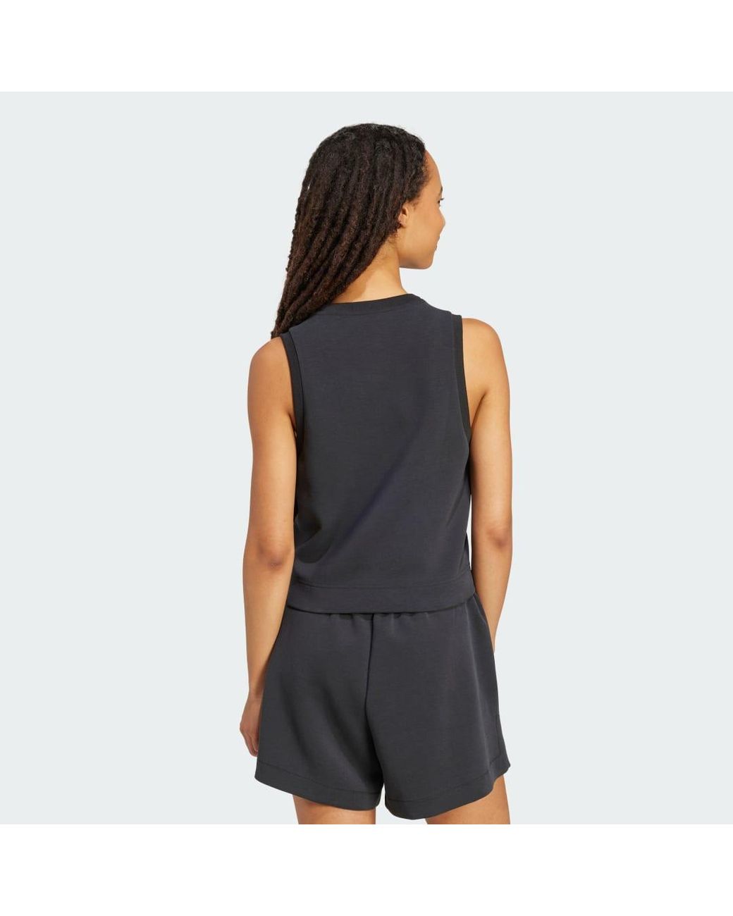 Adidas Blue Soft Lux Tank