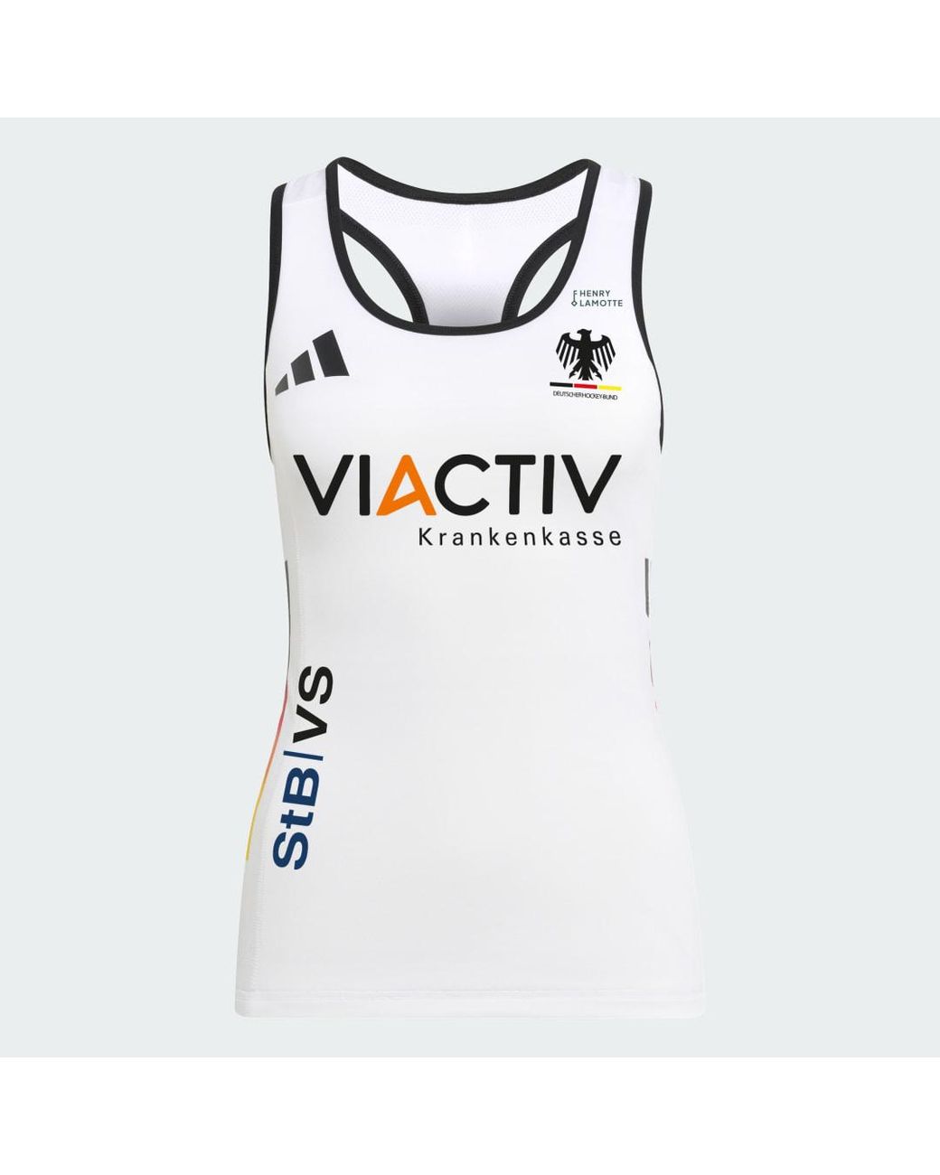 Adidas White Germany Hockey Home Jersey
