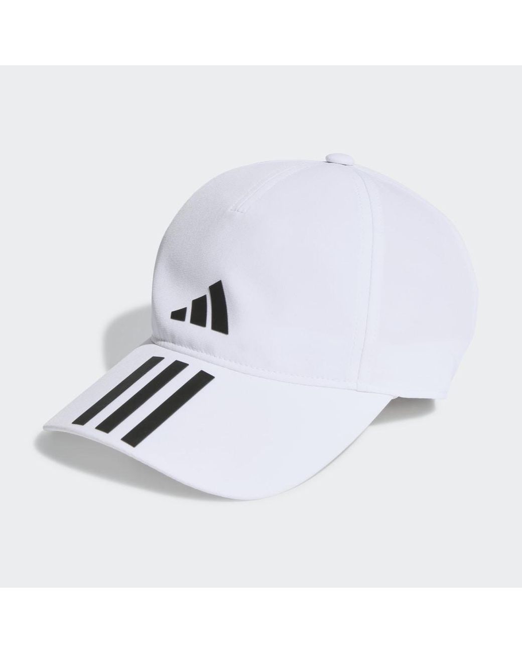 adidas 3-Streifen AEROREADY Running Training Baseball Kappe in Weiß | Lyst  DE