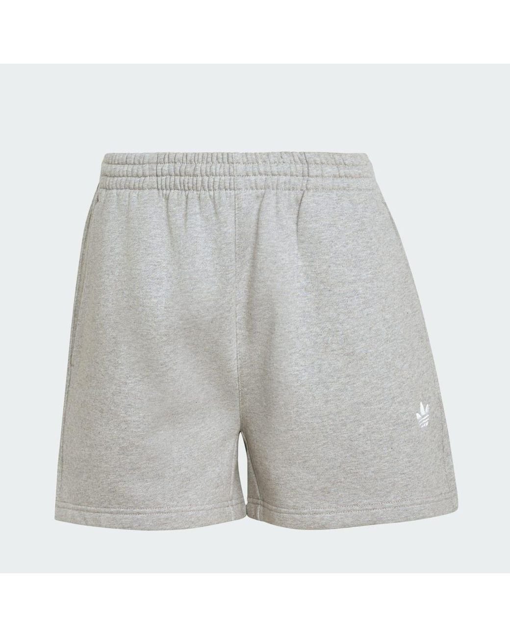 Adidas Gray Essentials Fleece Shorts