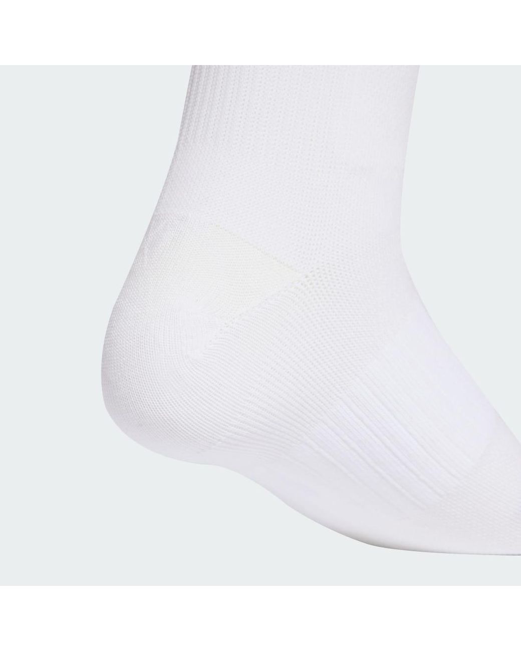Adidas White Performance Knee+ Socks 1 Pair for men