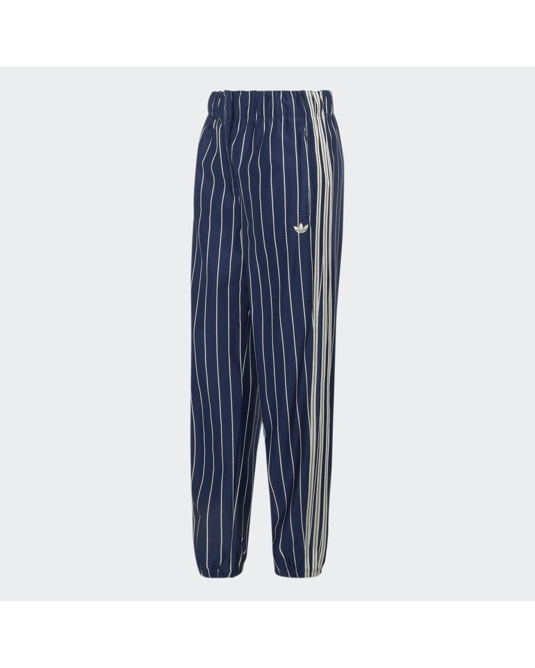 Adidas Blue Pinstripe Firebird Track Pant