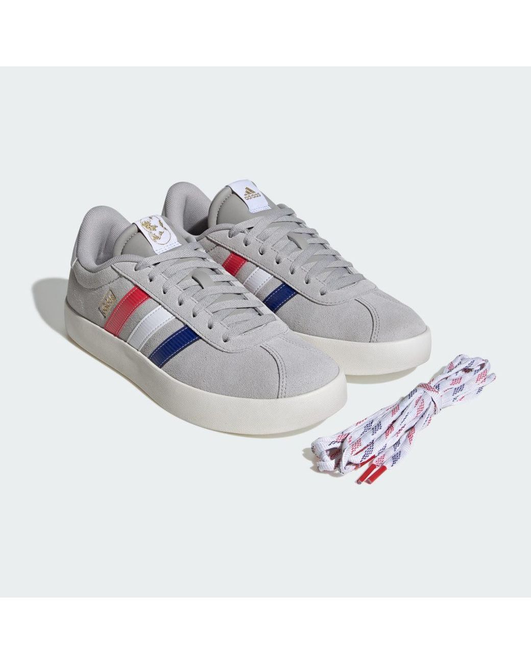 Adidas Gray Vl Court 3.0 Shoes for men