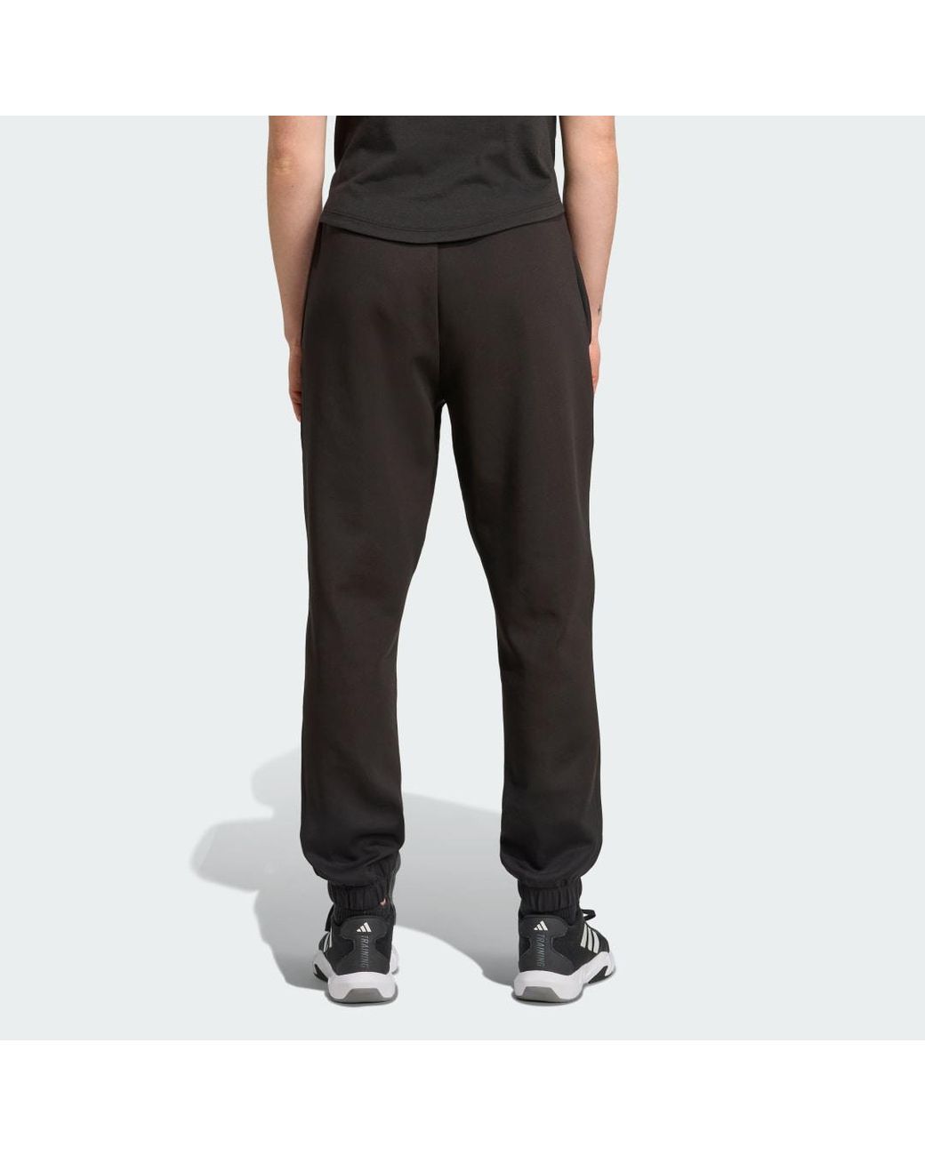 Adidas Black Yoga Essentials Pant With Cuffs
