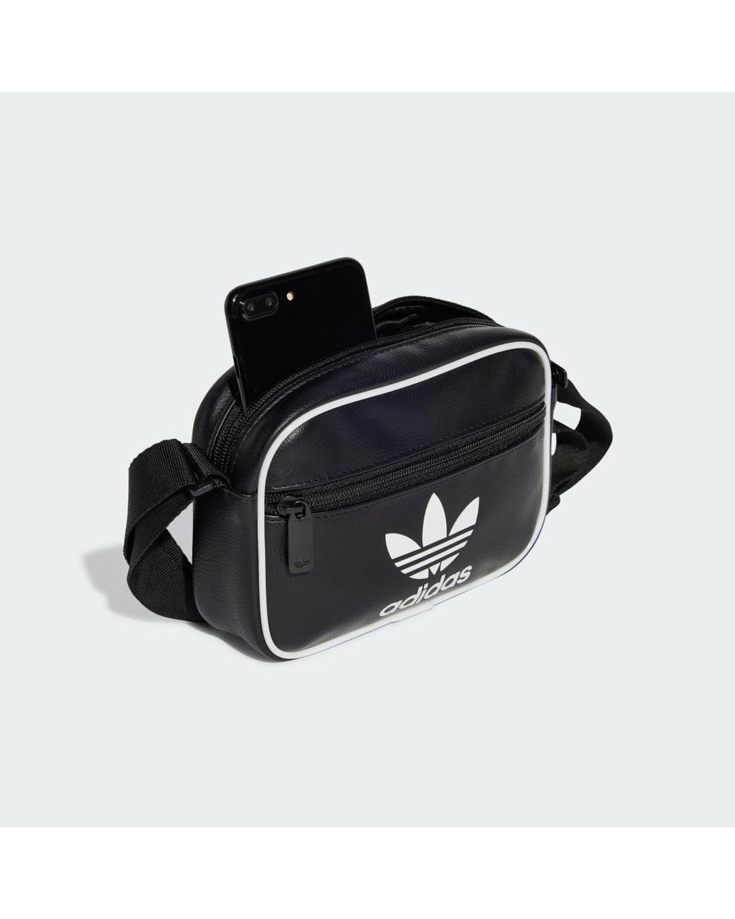 adidas Adicolor Classic Mini Airliner Bag in Black Lyst UK