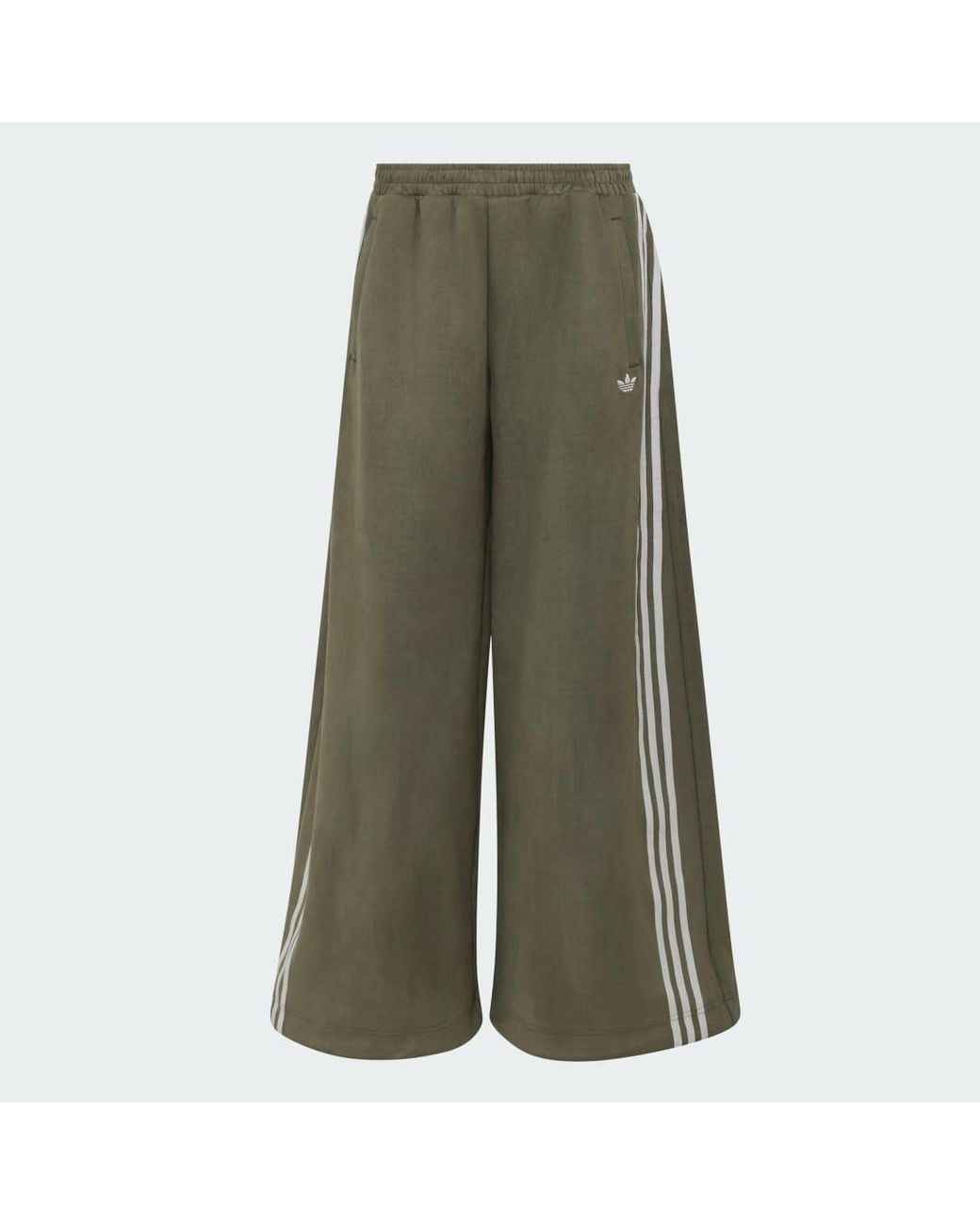 Adidas Gray Adilenium Season 6 Faux Suede Track Pant