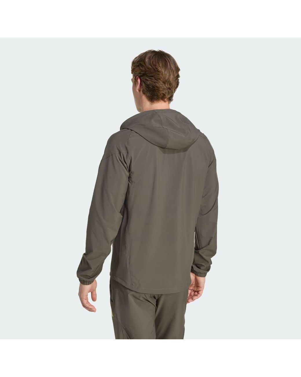 Adidas Real Madrid Tiro 25 Competition Vis Tech Travel Jacke in Gray für Herren