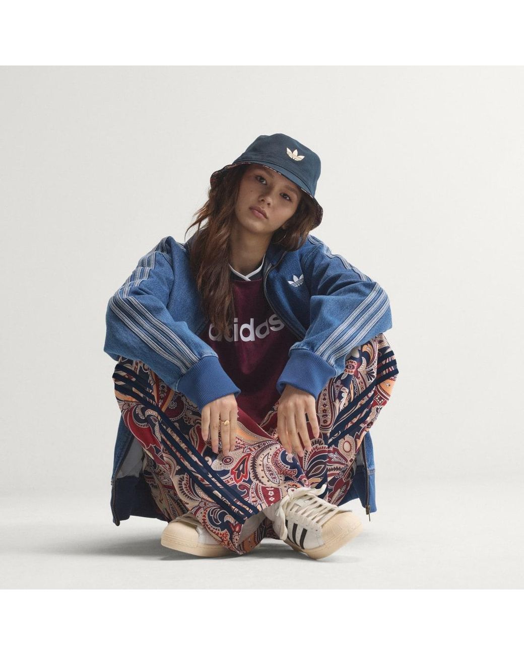 Adidas Pink Liberty London Firebird Satin Trackpant