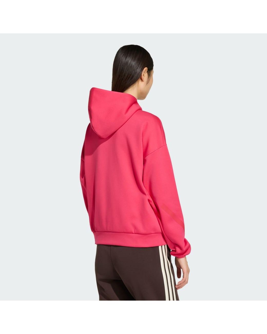 Adidas Originals Pink Adidas Z.n.e. Full Zip Hoodie